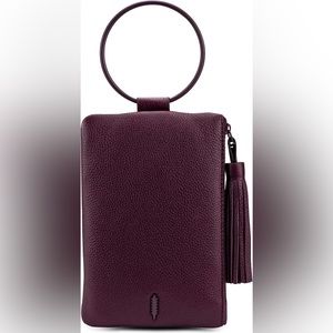 Thacker Nolita Leather Ring Handle Clutch